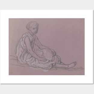 Study for Greek Girls Bathing XV by Elihu Vedder Posters and Art